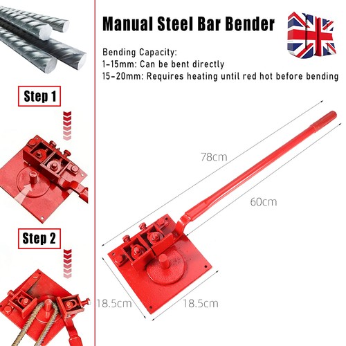 Rebar bender 20mm manual bar - rebar,