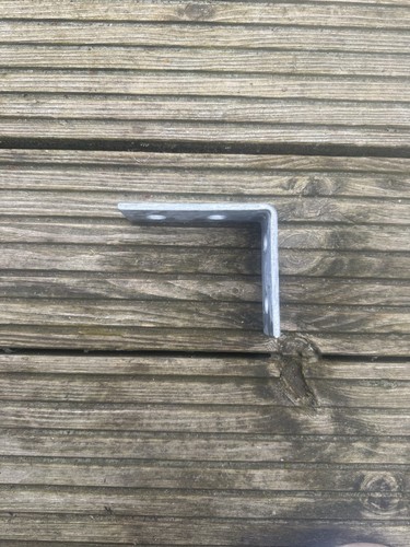 Galvanised angle brackets - galvanised, l