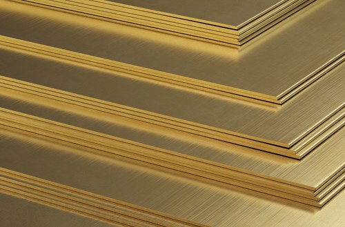 Natural brass sheet metal - natural,
