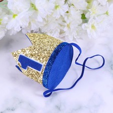  Tiara Party Crowns for Kids Boy First Birthday Elder Toddler Boys Baby