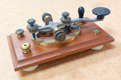 Bunnell morse telegraph - jh, key