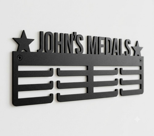Personalised medal hanger - medal,
