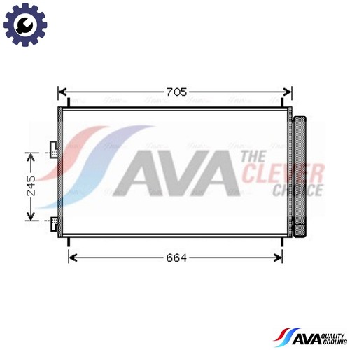 Condenser air conditioning - condenser,