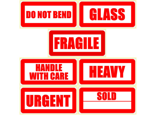 Postage stickers fragile - postage,
