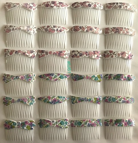 Slides hair combs - hair, white