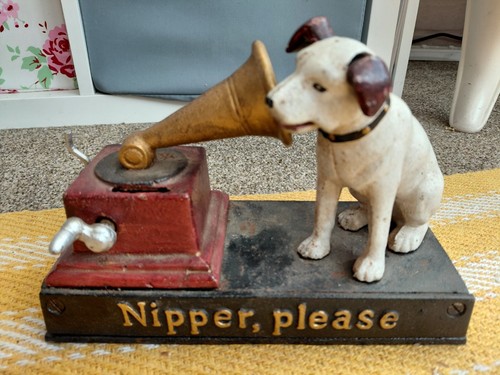 Hmv nipper dog gramophone - nipper,