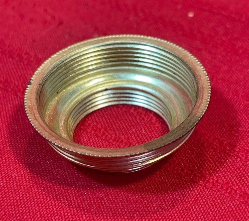 Vintage brass oil lamp adapter - oil,