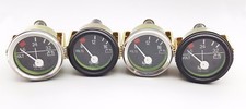 2" CAR UNIVERSAL 8-16V  16-32V VOLTMETER CLOCK BLACK CHROME 12/ 24V DIAL GAUGE