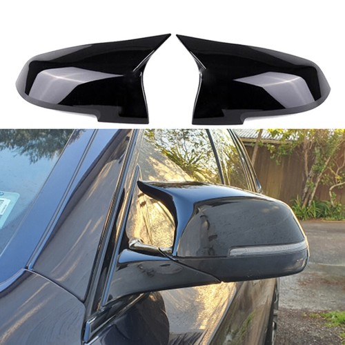 Gloss black wing mirror - black,