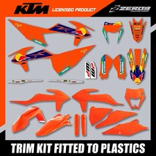 KTM MOTOCROSS MX GRAPHICS AND PLASTICS KIT EXC EXCF 2020-2023 RB25 ORANGE