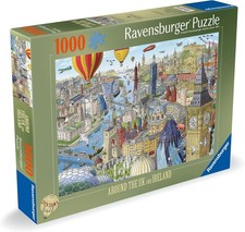 British Isles Puzzle 1000 Piece UK and Ireland Landmark Puzzle 