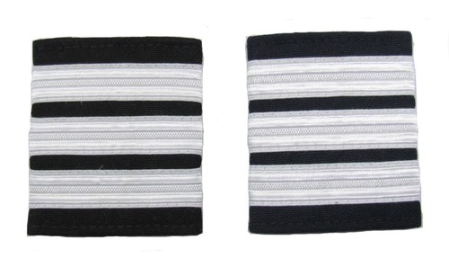 Pilot captain silver strips - pilot,