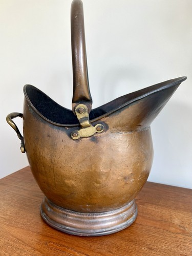 Vintage copper brass coal - vintage, or