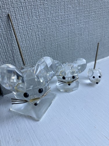 Swarovski mouse family - mouse, one