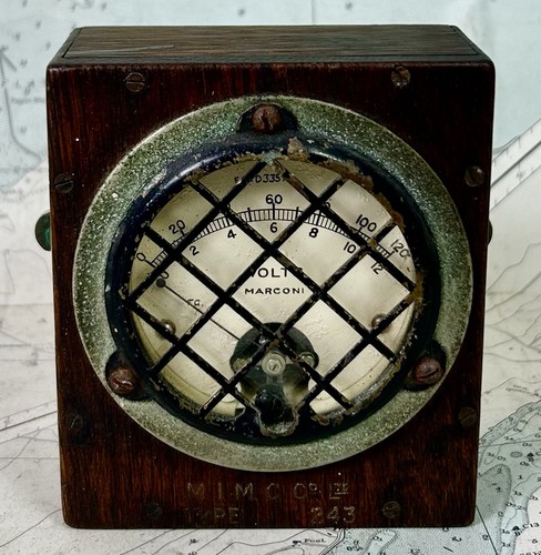Vintage marconi maritime radio - maritime,