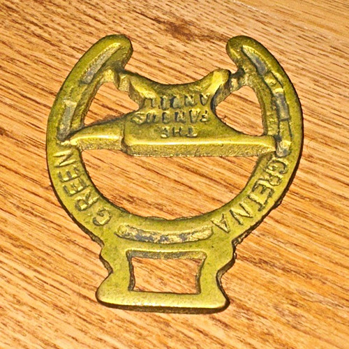 Brass horse brasses harness - brass,