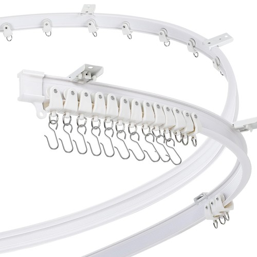 Curved ceiling curtain - curved, track