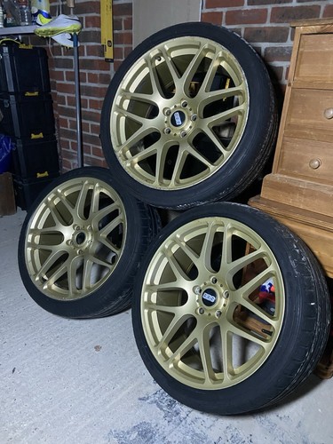 Genuine bbs gold alloys - x3,