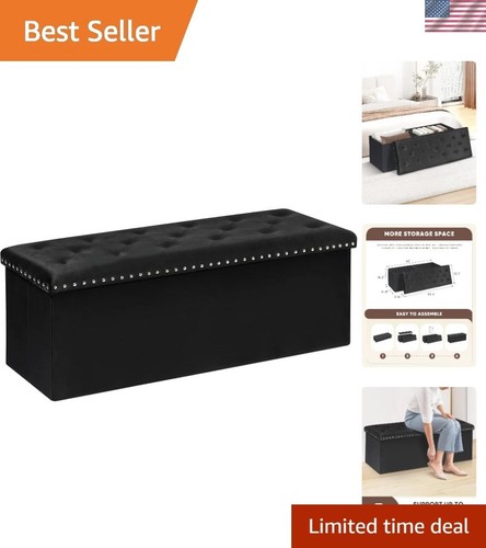 Luxury tufted storage - luxury, ottoman