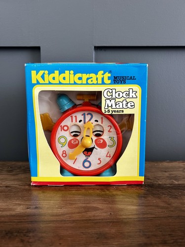 Vintage 1985 kiddicraft clock - vintage,