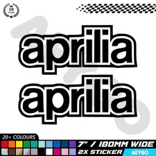 2x APRILIA Vinyl Decal