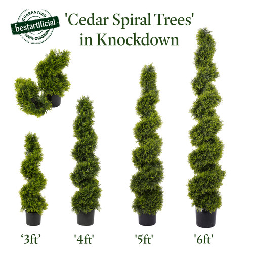 Best artificial cedar spiral - cedar,