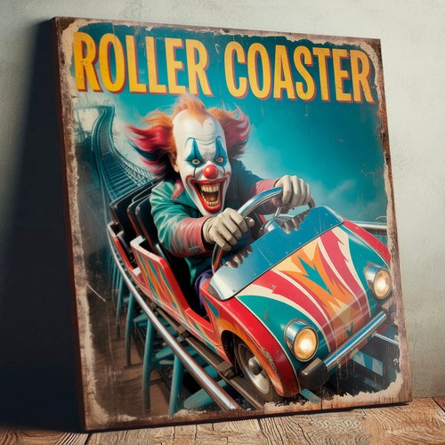 Roller coaster fun fair - coaster,