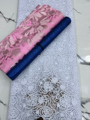 White cord lace fabric yards - cord,