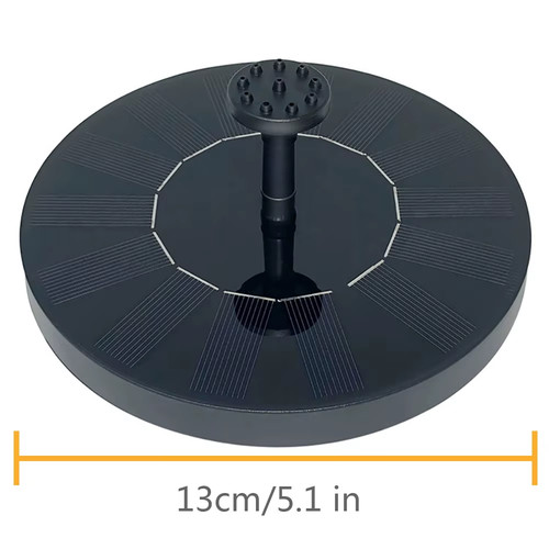 Solar powered floating pump - powered,