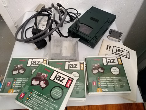 Iomega jaz drive - with, disks