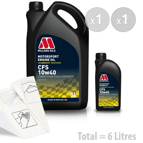Car engine oil service kit - oil,