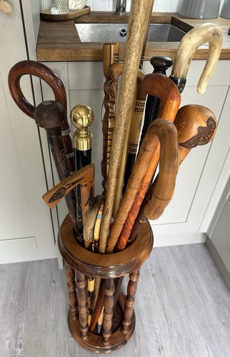 Vintage indian carved wooden - indian,