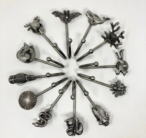 Antique pewter animal metal - animal,