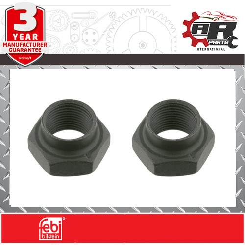 Axle hub driveshaft nut - hub,