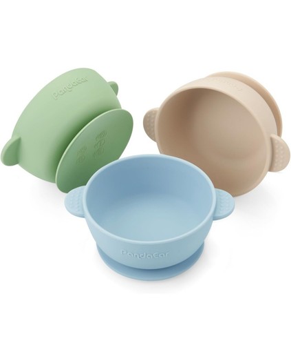 Pandaear suction baby bowls - bowls, 3