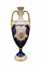 Coalport porcelain vase, Conwy