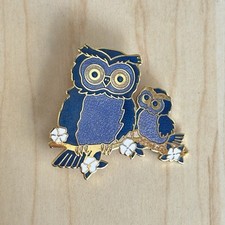 Vintage Cloisonné Brooch