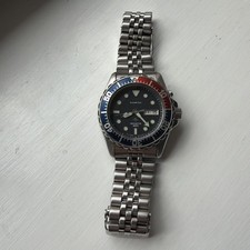 Mens Seiko Kinetic Pepsi Professional Divers Watch 5M43-0A40 - 200m Rare & cool