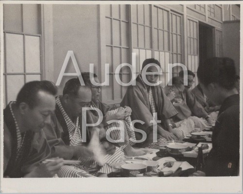 Japanese men dining - japanese,