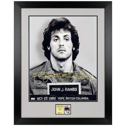 Sylvester stallone autographed - stallone,