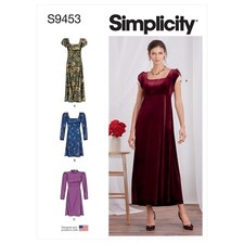 SIMPLICITY 9453 MISSES EMPIRE
