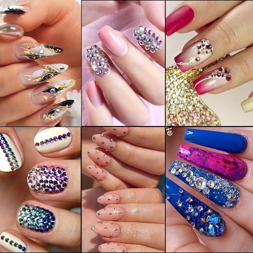 1000 glass rhinestones - x,