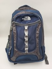 The North Face Rucksack Backpack Blue VGC.  1 Zip Pull Missing.