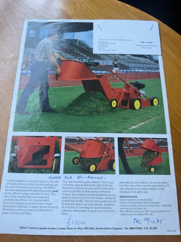 Wolf lawn mower - wolf,
