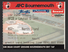 Football Ticket stub AFC