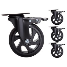 4PCS 125mm Heavy Duty Rubber