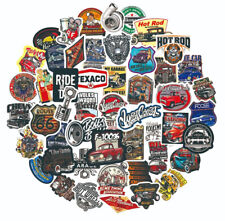 50 X Hot Rod Retro Vintage Car Stickers Decals