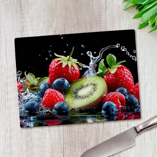 Mixed fruit berries glass - mixed,
