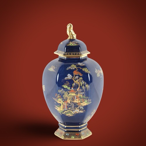 Carlton ware ceramic hexagonal - ware,