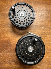 hardy ultralite disc salmon pike fly reel 258 with spare spool